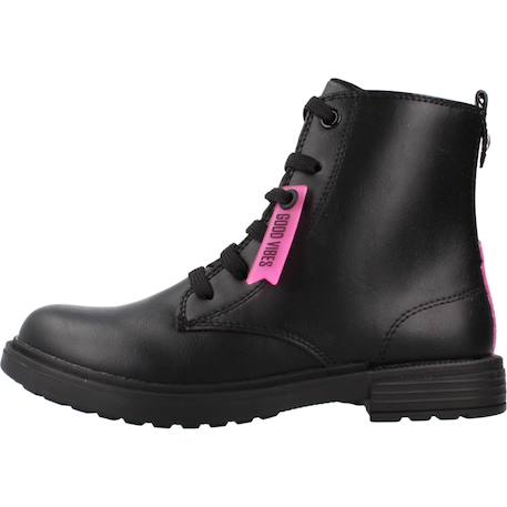 Bottines fille zippées j eclair Noir 2 - vertbaudet enfant 