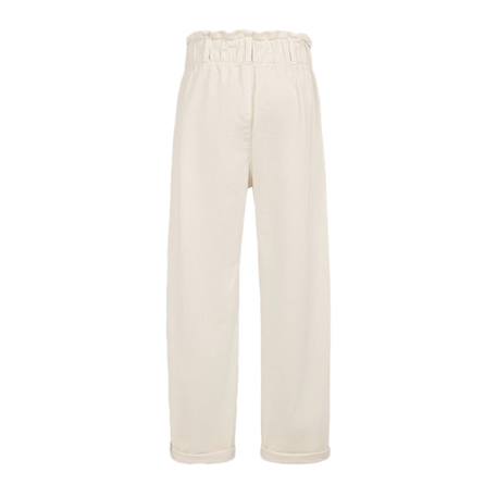 Jean fille paperbag Blanc 3 - vertbaudet enfant 