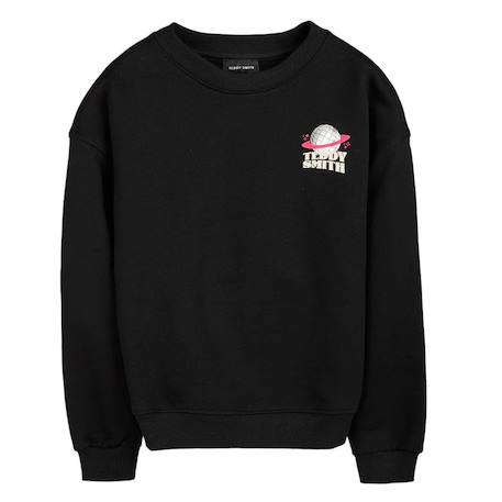 Sweat fille flow Noir 2 - vertbaudet enfant 