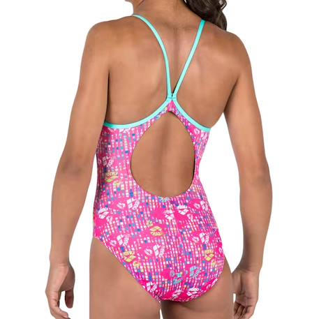 Maillots de bain 1 pièce fille allover Rose 3 - vertbaudet enfant 
