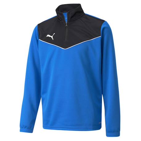 Sweat 1/4 de zip garçon indrise Bleu 2 - vertbaudet enfant 