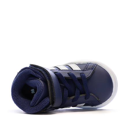 Baskets garçon grand court mid Marine 5 - vertbaudet enfant 