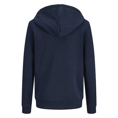 Sweat à capuche garçon lulu Marine 3 - vertbaudet enfant 