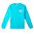 Sweat fille circle surfer 16 Turquoise 2 - vertbaudet enfant 