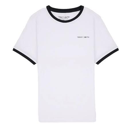 T-shirt garçon manches courtes Blanc 2 - vertbaudet enfant 