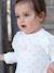 Sweat bébé fille volanté à message ivoire+rose pâle 1 - vertbaudet enfant 