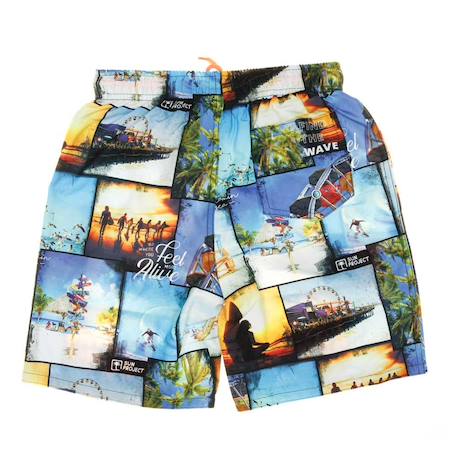 Short de bain garçon Bleu 3 - vertbaudet enfant 