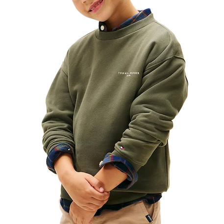 Sweat garçon mini corp Vert 2 - vertbaudet enfant 