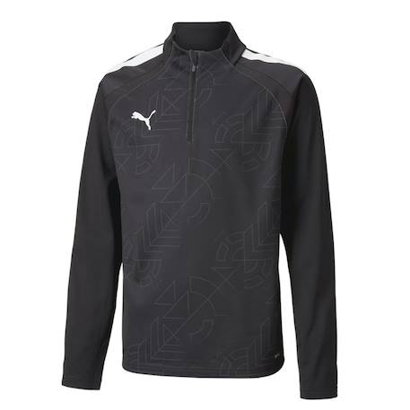 Sweat de sport garçon teamliga graphic Noir 2 - vertbaudet enfant 