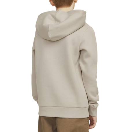 Sweat à capuche Beige 3 - vertbaudet enfant 
