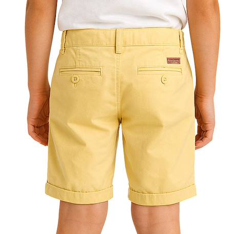 Short chino garçon Jaune+Marine+Marron+Orange 3 - vertbaudet enfant 