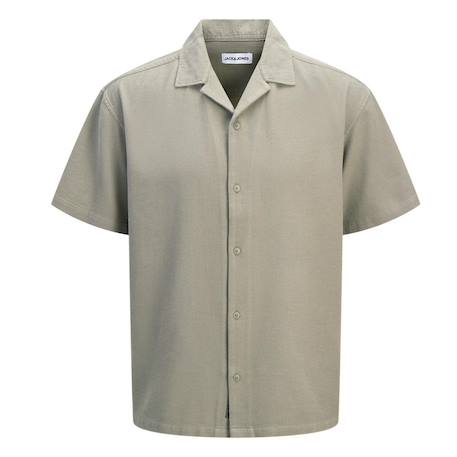 Chemise garçon manches courtes Global Beige+Bleu+Marine+Vert 16 - vertbaudet enfant 