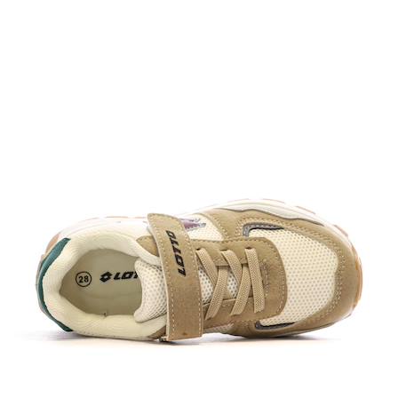 Baskets garçon capri à scratchs Beige 5 - vertbaudet enfant 