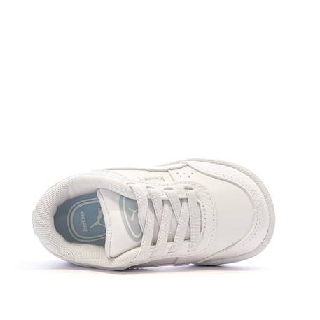 Basket junior ca pro sport flowers – design floral avec fermeture à lacet Blanc 5 - vertbaudet enfant 