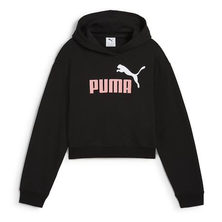 Sweat fille logo Puma Noir 2 - vertbaudet enfant 