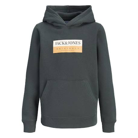Sweat frederiksberg Gris+Terracotta 2 - vertbaudet enfant 