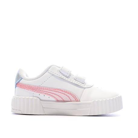 Baskets fille carina 3.0 blurry dr Blanc 3 - vertbaudet enfant 