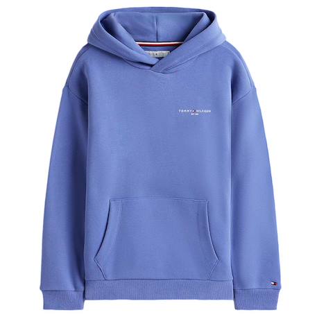 Sweat à capuche mixte Bleu 3 - vertbaudet enfant 