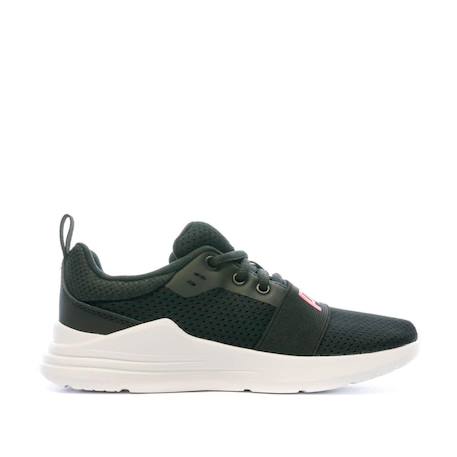 Baskets basses à fermeture éclair Noir+Puma noir sunset rose 3 - vertbaudet enfant 