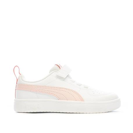 Baskets fille rickie junior Blanc+Rose 8 - vertbaudet enfant 