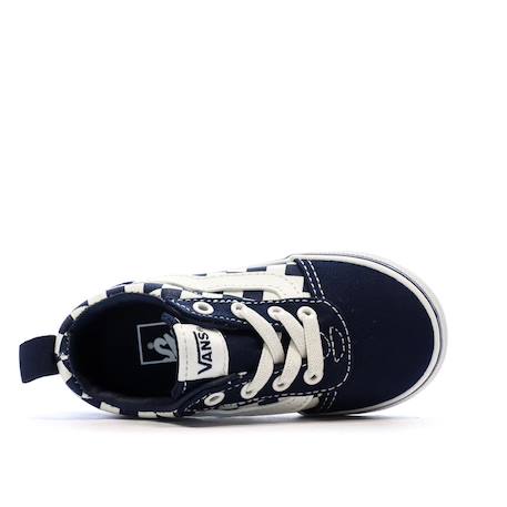Baskets garçon td ward slip-on checkerboard Bleu 5 - vertbaudet enfant 