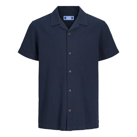 Chemise garçon manches courtes Global Beige+Bleu+Marine+Vert 11 - vertbaudet enfant 