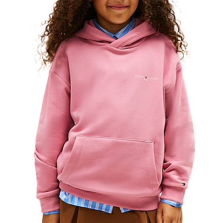 Sweat fille à capuches Rose 2 - vertbaudet enfant 