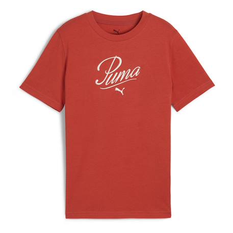 T-shirt fille script Terracotta 2 - vertbaudet enfant 