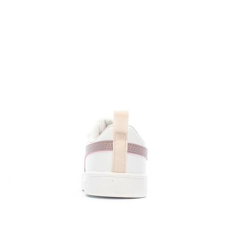 Baskets fille rickie junior Blanc+Rose 4 - vertbaudet enfant 