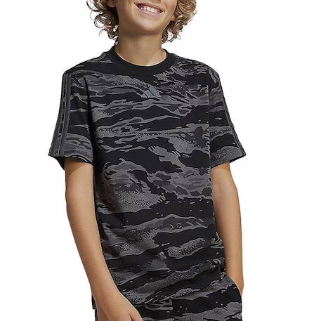 T-shirt garçon camo Gris 2 - vertbaudet enfant 