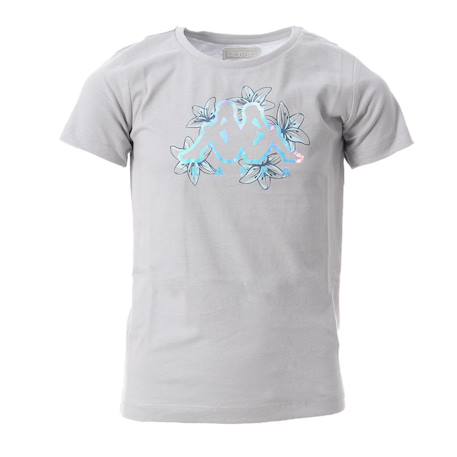 T-shirt fille celeste Gris 2 - vertbaudet enfant 