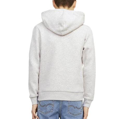 Sweat à capuche Gris 3 - vertbaudet enfant 