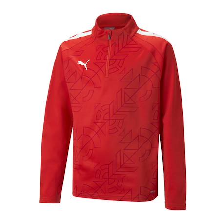 Sweat de sport garçon teamliga graphic Rouge 2 - vertbaudet enfant 