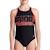 Maillots de bain 1 pièce fille shaking Noir 2 - vertbaudet enfant 
