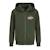 Sweat zippe à capuche garçon jjelogo Marine+Vert 6 - vertbaudet enfant 