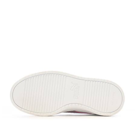 Baskets fille rickie junior Blanc+Rose 6 - vertbaudet enfant 