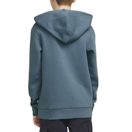 Sweat à capuche Bleu 3 - vertbaudet enfant 