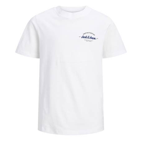 T-shirt garçon manches courtes brandon Blanc+Bleu+Bleu clair+Marine 4 - vertbaudet enfant 