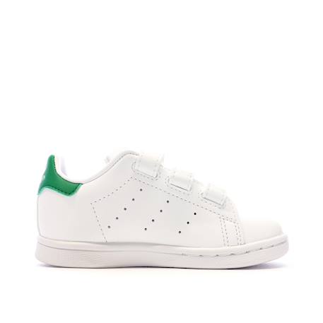 Baskets à scratch stan smith Blanc 3 - vertbaudet enfant 