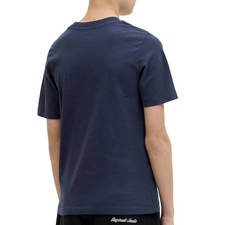 T-shirt garçon manches courtes brandon Blanc+Bleu+Bleu clair+Marine 13 - vertbaudet enfant 