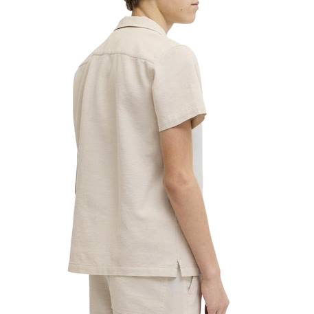 Chemise garçon manches courtes Global Beige+Bleu+Marine+Vert 3 - vertbaudet enfant 