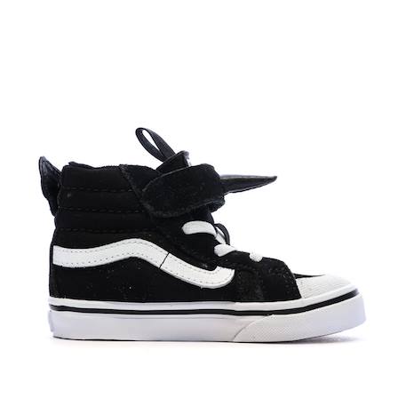 Baskets montantes à scratch licorne noir et blanc – confort et maintien enfant Black 3 - vertbaudet enfant 