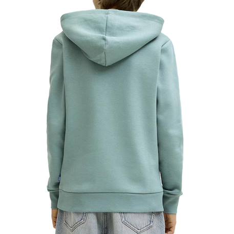 Sweat à capuche Bleu+Vert 6 - vertbaudet enfant 