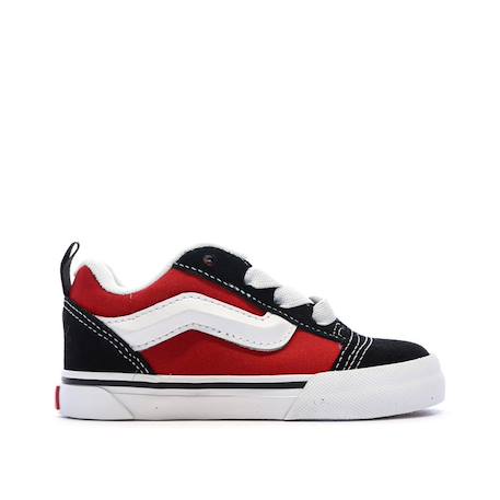 Basket modèle basse rouge et noir avec lacets élastiques – confort et maintien enfant garçon Red 2 - vertbaudet enfant 