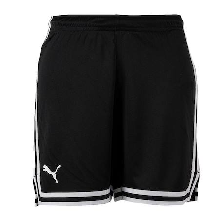 Short de basketball garçon hoops team game short Blanc+Noir 5 - vertbaudet enfant 