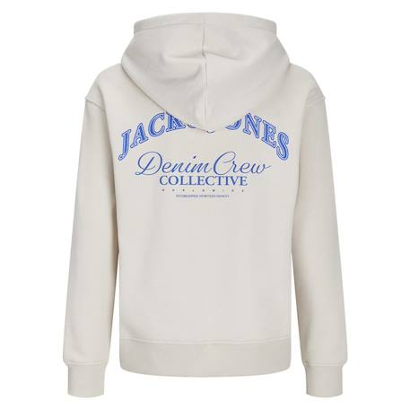 Sweat garçon à capuche brandes Beige+Bleu+Gris 3 - vertbaudet enfant 