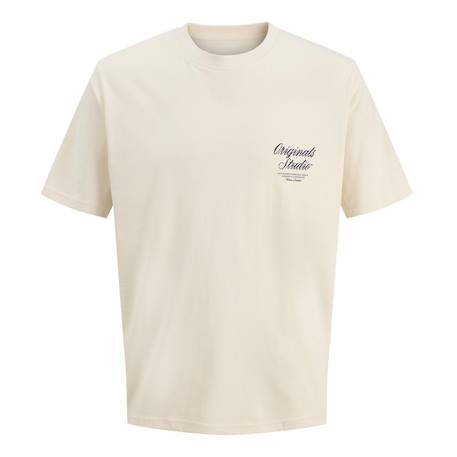 T-shirt à manches courtes garçon typo Beige+Bleu+Marine 2 - vertbaudet enfant 