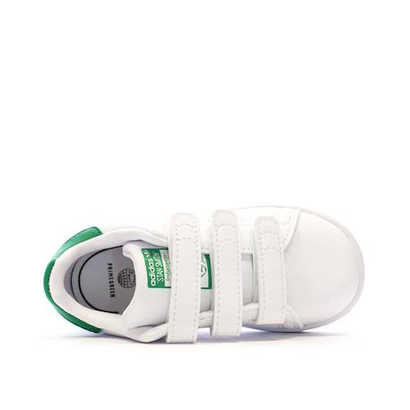 Baskets à scratch stan smith Blanc 5 - vertbaudet enfant 