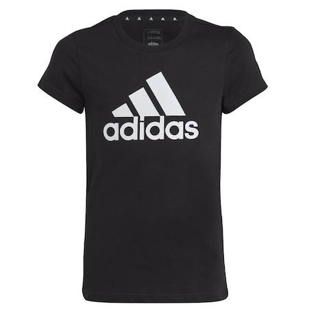 T-shirt fille avec logo Noir 2 - vertbaudet enfant 