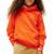 Sweat à capuche Orange 2 - vertbaudet enfant 